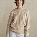 ARAN SWEATER NATURAL