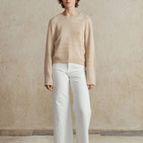 BAYAN PATCHWORK SWEATER NATURAL