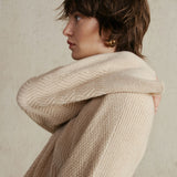 BAYAN PATCHWORK SWEATER NATURAL