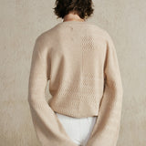 BAYAN PATCHWORK SWEATER NATURAL