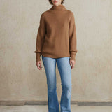 HUDSON HIGH NECK CAMEL
