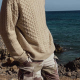 ARAN SWEATER NATURAL