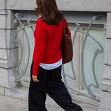 TRIBECA SWEATER RED