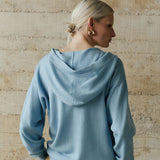 MANHATTAN HOODIE LIGHT BLUE