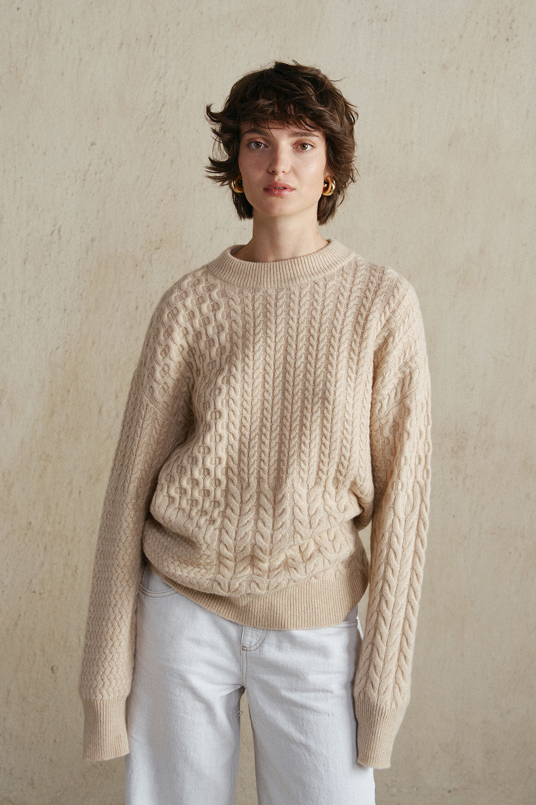 Aran Cashmere Sweater – Around Mrs. O