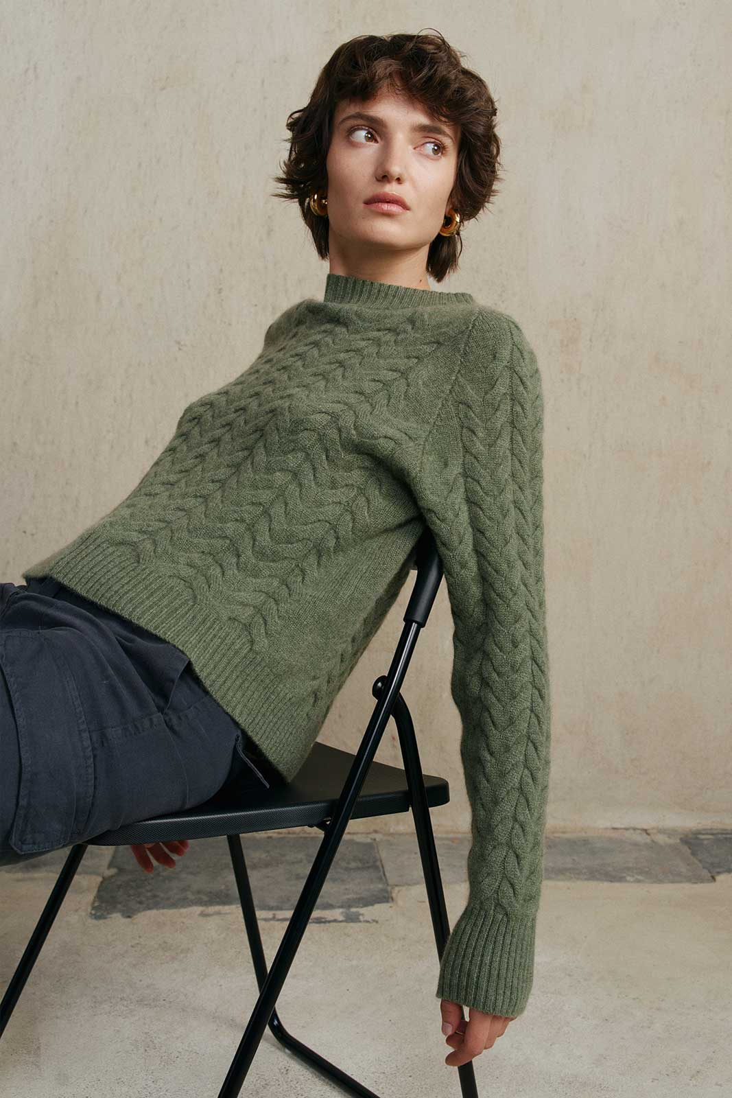 TRIBECA SWEATER OLIVE